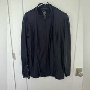 Cherokee Form mock neck front zip scrub jacket sz 2XL NWOT CK390